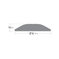 3224N Rubber Threshold (2-1⁄2″ by 1⁄2″)