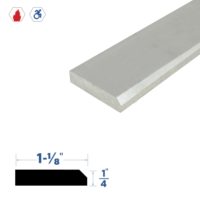396MA Beveled Threshold Component (1-1⁄8″ by 1⁄4″)